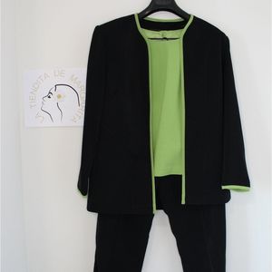 3 pieces formal business garment black and green 14 mint conditions